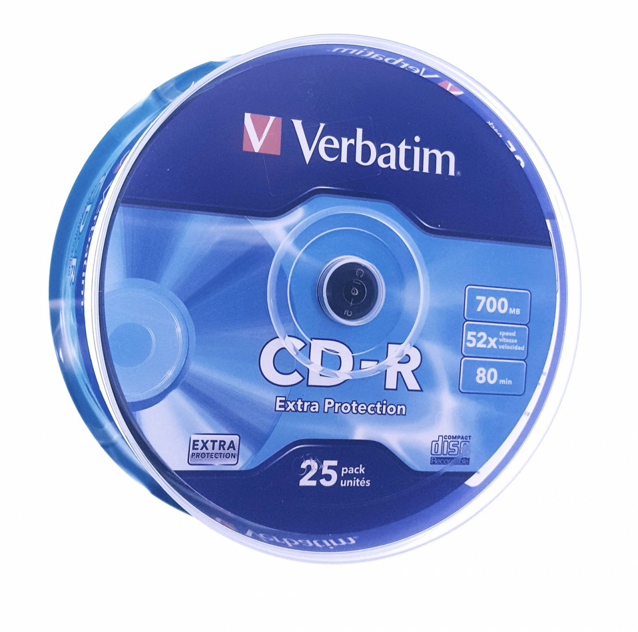 VERBATIM CD-R 700MB 52X EXTRA PROT. CAKE*25 43432 [8]