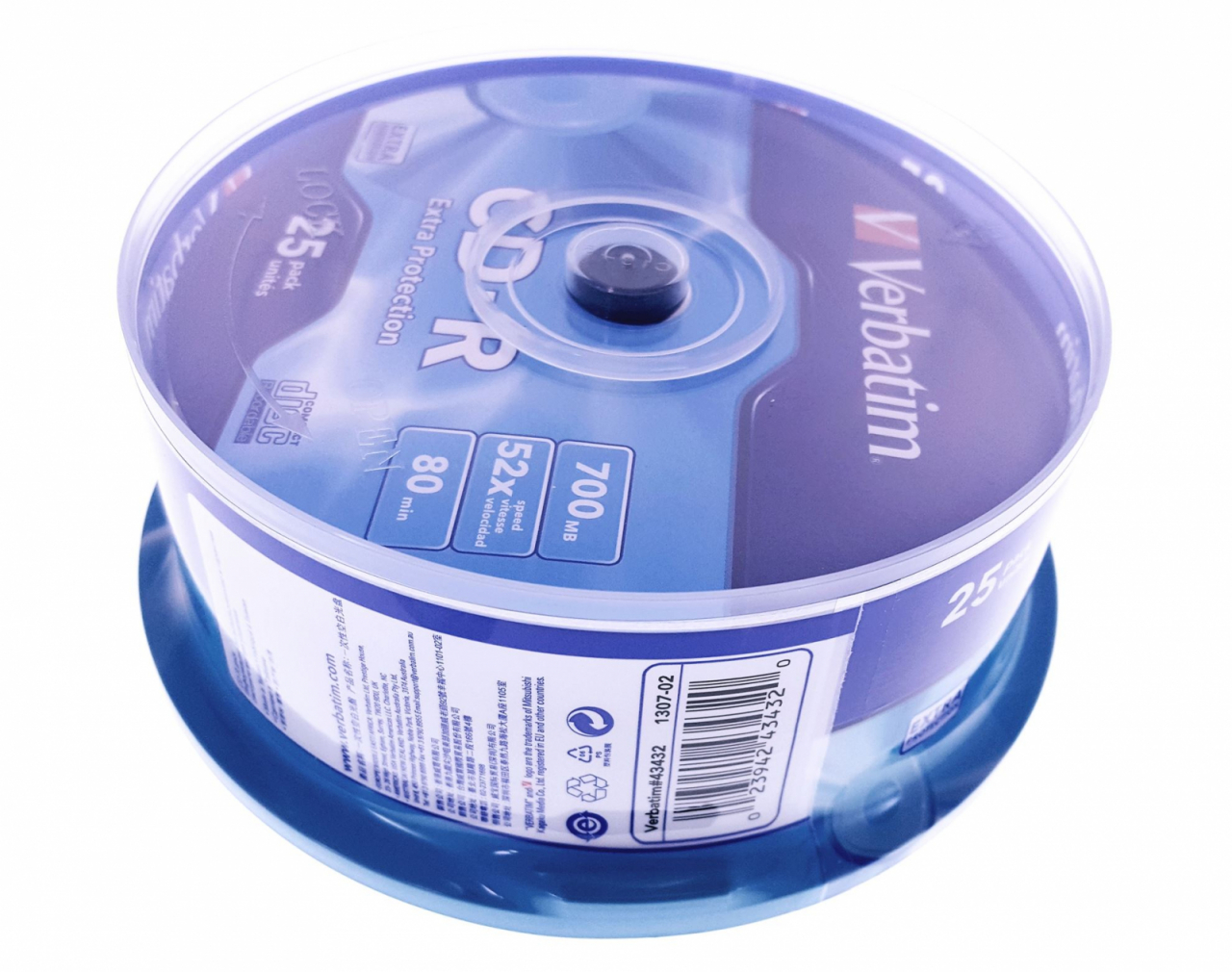 VERBATIM CD-R 700MB 52X EXTRA PROT. CAKE*25 43432 [7]