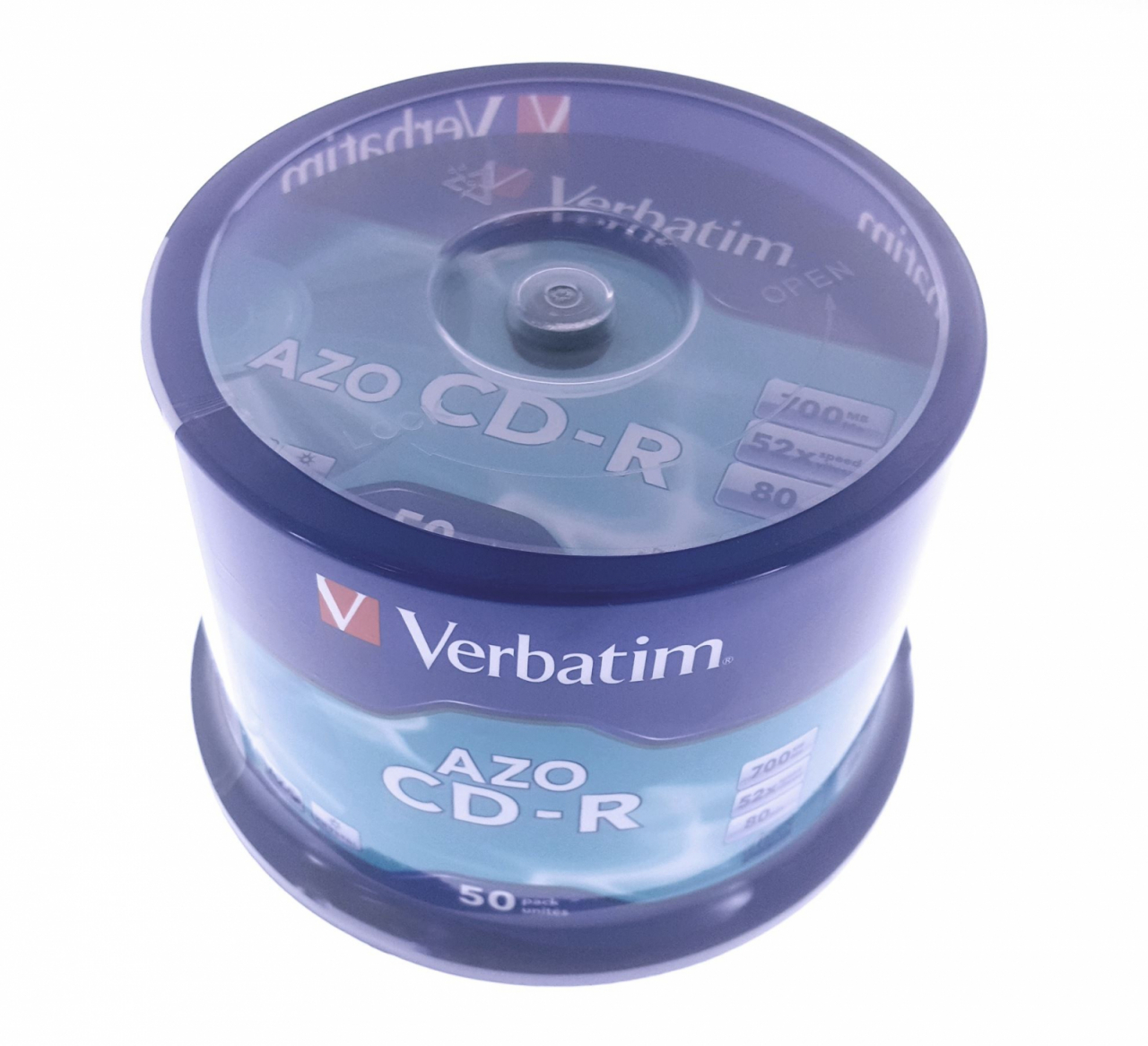 Verbatim - CD-R Verbatim AZO CRYSTAL [43343] , 700Mb , 80 min , 52X , Cake Box , 50 buc / pret/set [4]