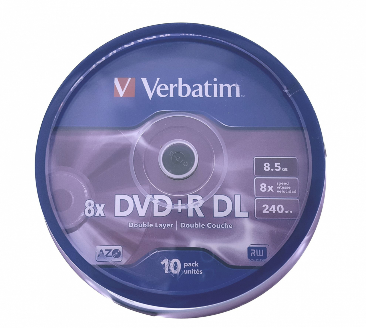 VERBATIM DVD+R 8,5GB 8X DOUBLE LAYER CAKE*10 43666 [5]