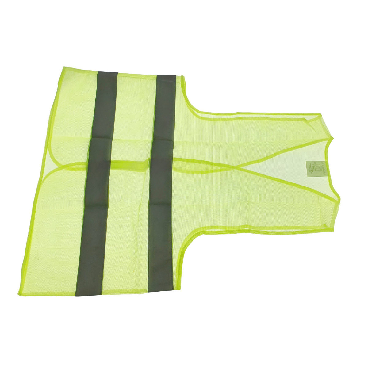 Vesta cu 2 benzi reflectorizante, Bossini, marimea XXL, lungime 67 cm, latime 54 cm, verde [2]