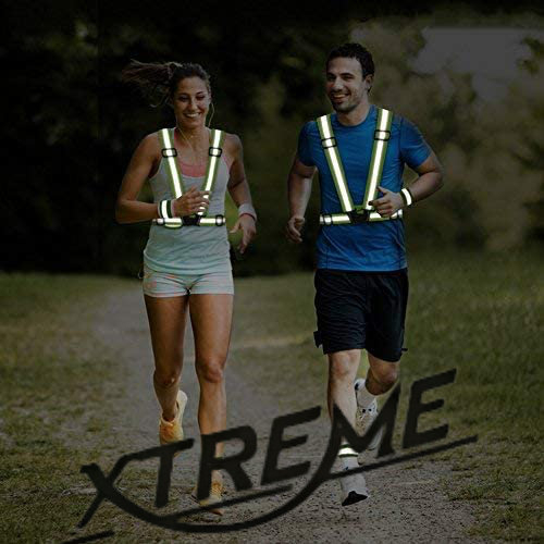 Vesta reflectorizanta cu bretele reglabile , Xtreme XL 12071, pentru vizibilitate, verde fluorescent [8]