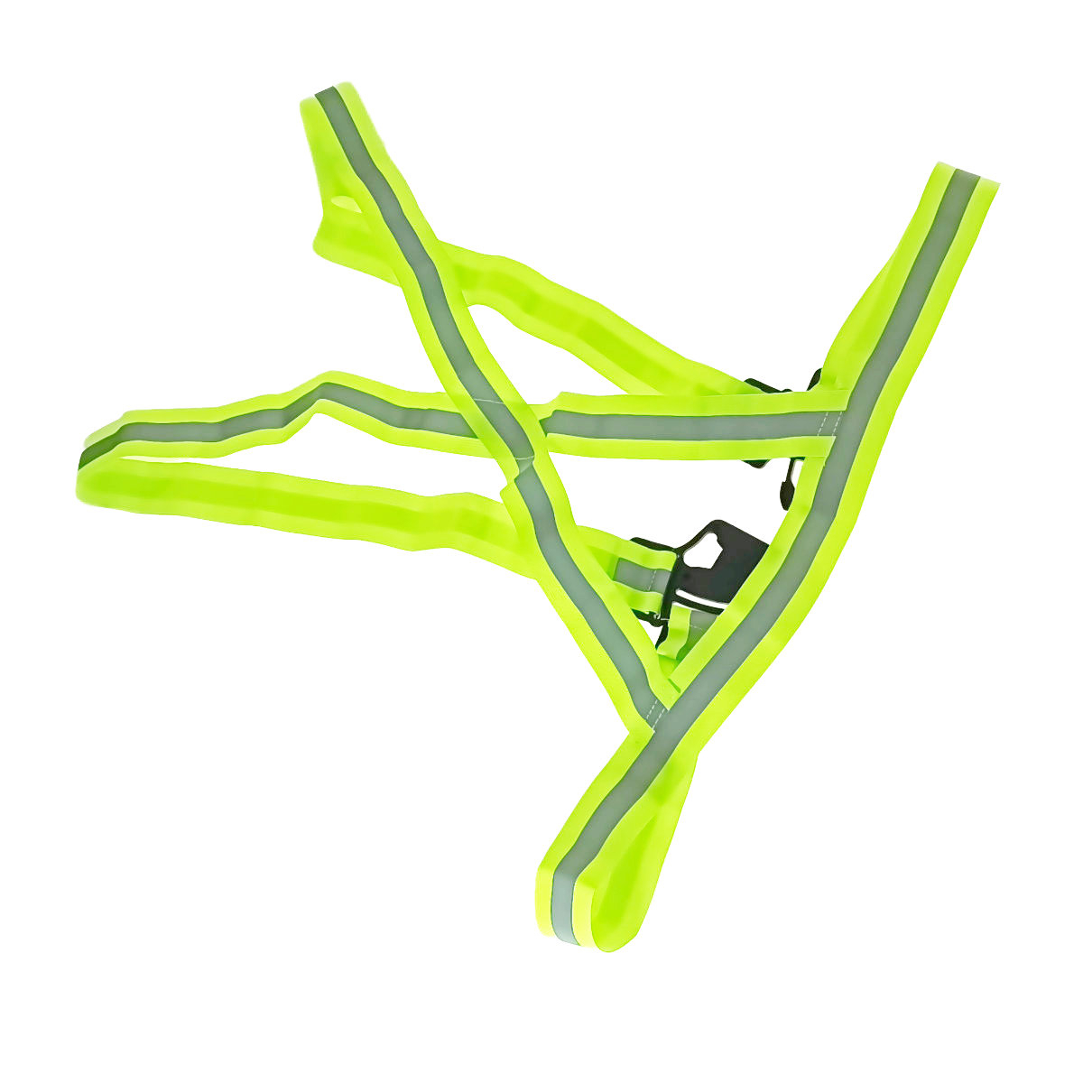 Vesta reflectorizanta cu bretele reglabile , Xtreme XL 12071, pentru vizibilitate, verde fluorescent [5]