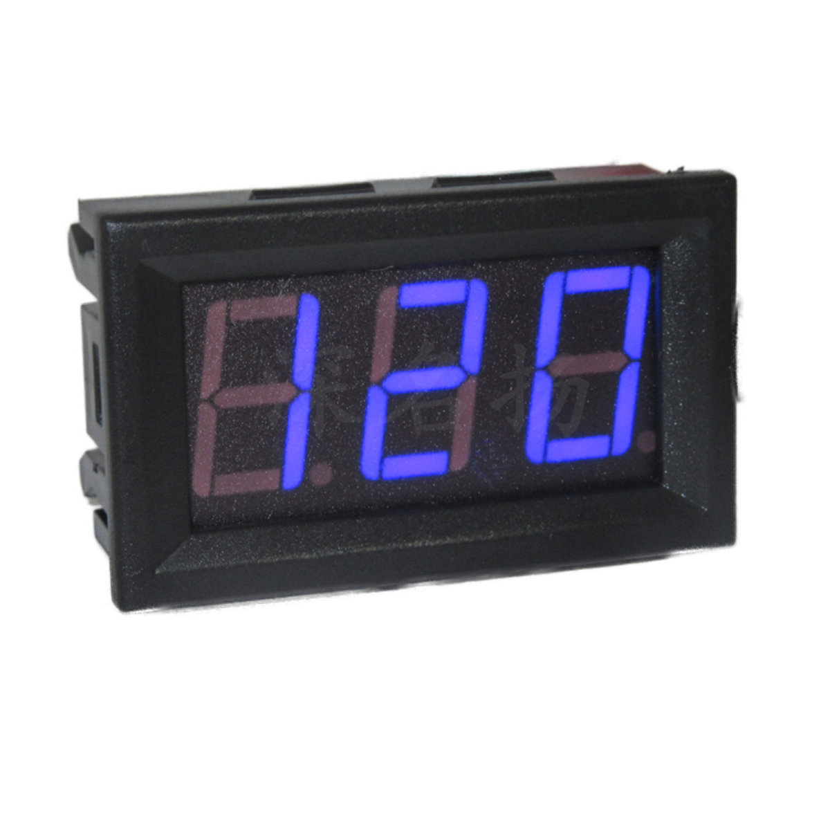 Voltmetru cu afisaj digital, AC 30 - 500V, cu 2 fire si conector, negru [1]