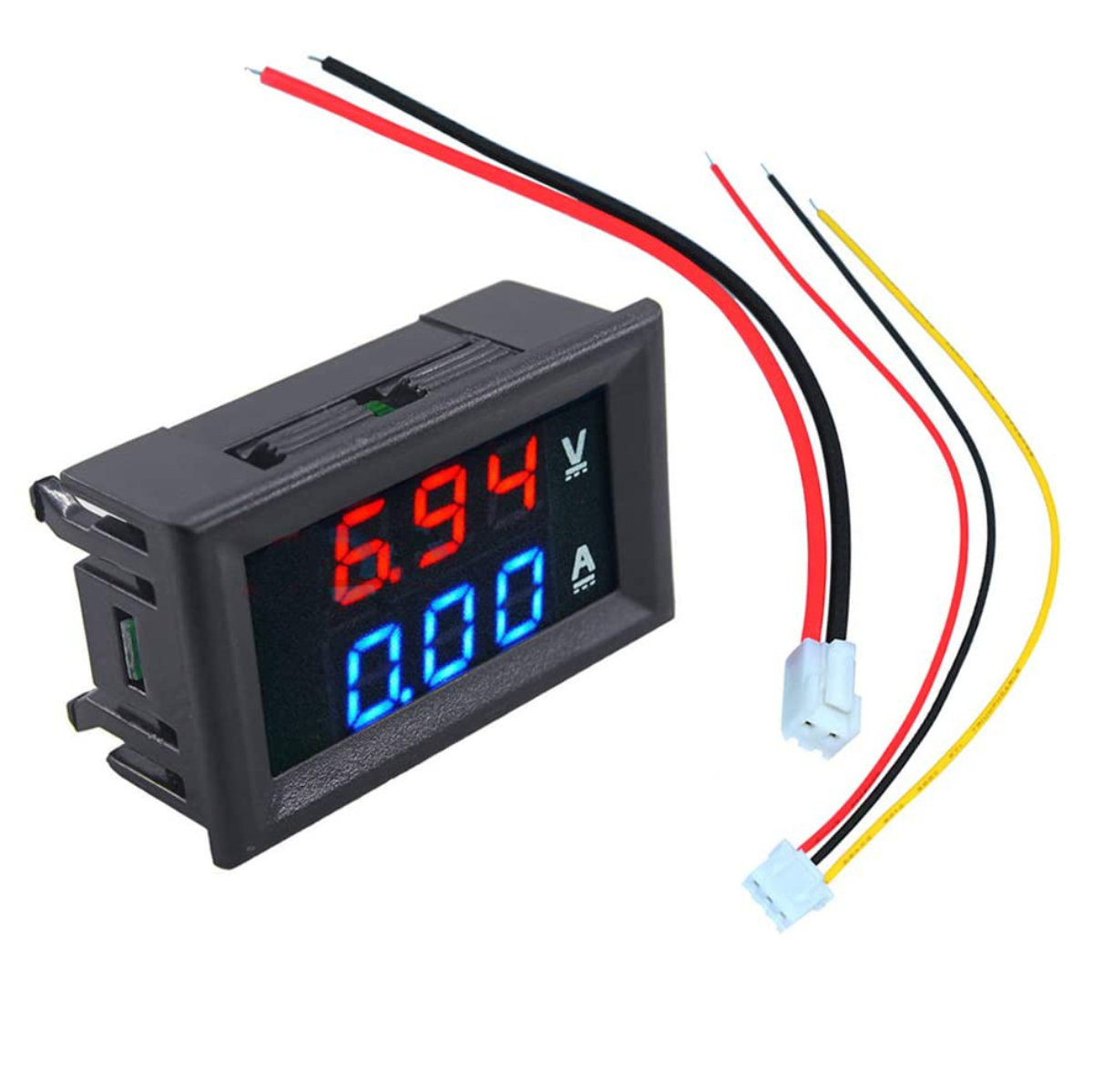 Voltmetru si ampermetru, capacitate masura DC 0 - 100V si 0 - 10A, afisaj digital, cu fire de conectare [1]