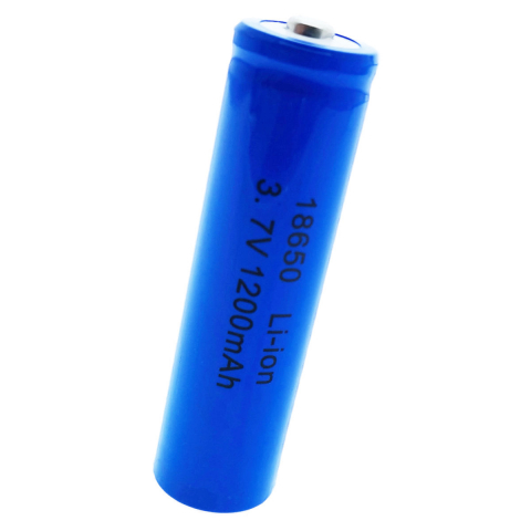 Acumulator tip 18650 - Acumulator 18650, Li-ion, 3.7V 1200mAh, albastru