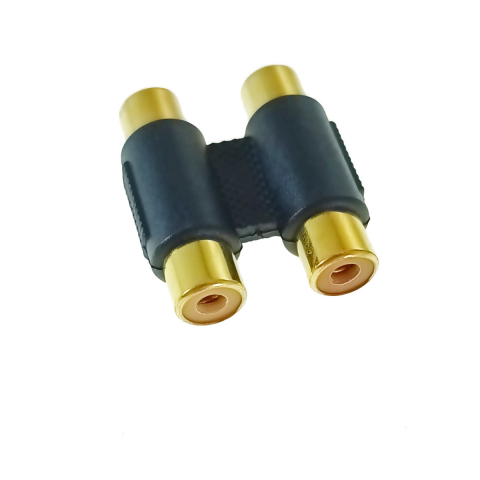 Adaptoare audio - Adaptor audio 2xRCA mama la 2xRCA mama, Xtreme 02597, de prelungire si conectare, placat cu aur