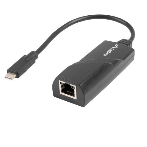 Retelistica - Adaptor LAN Gigabit Lanberg 41871, USB 3.1 tip C la RJ45 ethernet 1000Mbps