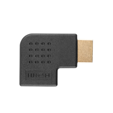 Adaptor Lanberg 42743, HDMI tata la HDMI mama, unghi 90 grade la dreapta [4]