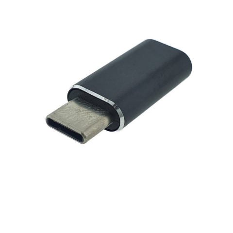 Adaptor Maxlife 94076 de la port tip lightning mama la USB-C tata, in blister, negru [3]