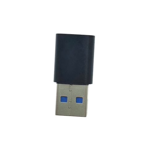 Adaptor OTG USB 3.1 tata la USB tip C mama, carcasa aluminiu, Data C 080, alimentare si transfer de date, negru [3]