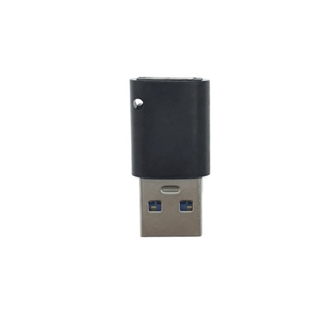 Adaptor OTG USB 3.1 tata la USB tip C mama, carcasa aluminiu, Data C 081, cu orificiu de prindere, alimentare si transfer de date, negru [4]