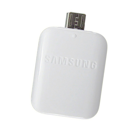 Adaptor OTG USB tip A mama la microUSB tata, Samsung GH98-09728A, alb [1]