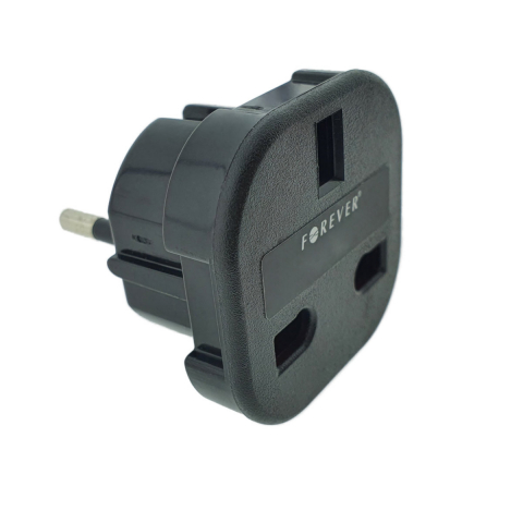 Adaptor priza UK la tip priza Europa, Forever 39437, negru [4]
