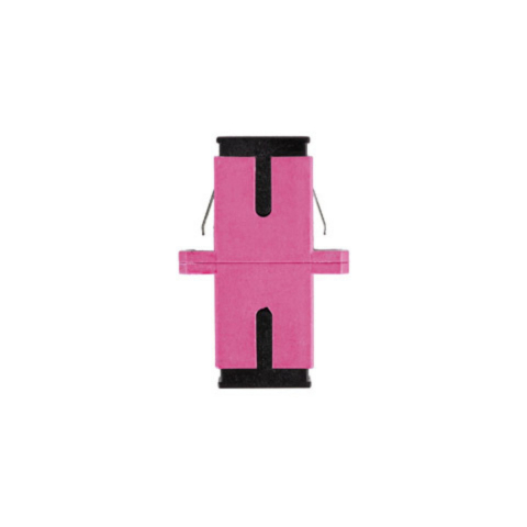 Adaptor retea fibra optica cu conectori SC/UPC, Lanberg 43369, MM SIMPLEX OM4, violet [3]