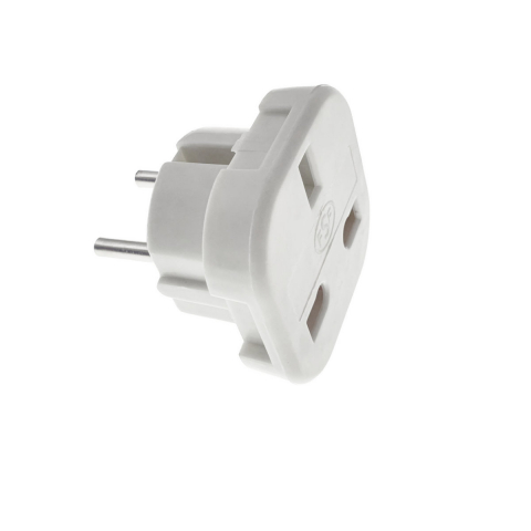 Adaptor stecher priza UK la priza Europa, slim, alb [5]