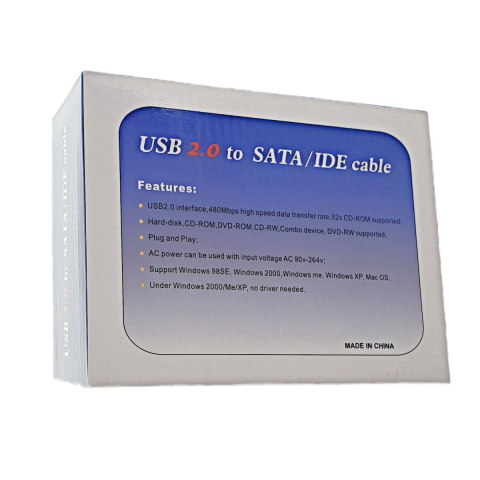 Adaptor USB 2.0 la SATA si IDE pentru HDD,unitate DVD,cu alimentare si accesorii [5]