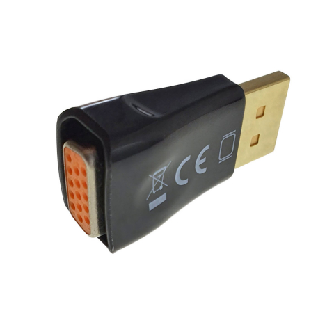 Adaptor video Lanberg 40863, cu conector VGA 15-pin mama la DisplayPort v.1.1 tata, Full HD 1080p la 60Hz, negru [7]