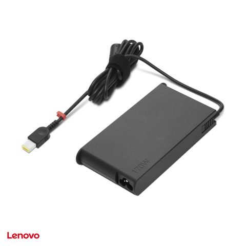 Accesorii IT - Alimentator laptop Lenovo ThinkPad Mobile Workstation Slim 170W AC Adapter, mufa Slim-tip, 20 V 8,5 A, cablu de retea C5 european, negru, 4X20S56701