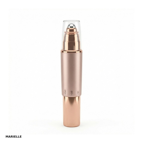 Aparate cosmetice - Aparat de masaj pentru zona ochilor, Marielle Eye Ball, cu vibratii sonice Meoow, Auriu