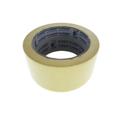 Banda adeziva din hartie, FS-12374, de protectie si mascare, 50mm x 30m, galbena [2]