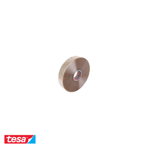 Bricolaj - Banda adeziva transparenta Tesa, adeziv cauciuc sintetic, 990m x 48mm, pentru sigilare manuala si automata cutii carton