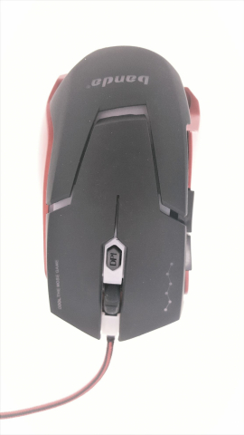 BANDA - Mouse USB [ V7-B ] GAMING - BLACK - LED /3200DPI [9]