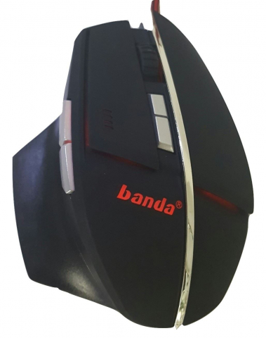 BANDA - Mouse USB [ X3-B ] GAMING 7D - BLACK - LED [5]