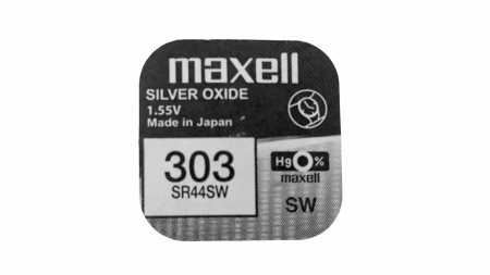 Baterie de ceas,oxid de argint SR44SW Maxell tip buton, 1 bucata/blister,(pret/buc) [2]