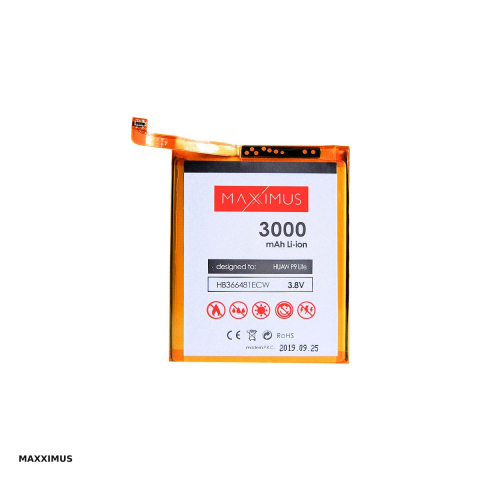 Service si Piese GSM - Baterie Maxximus pentru Huawei P9 Lite, 3000 mAh, HB366481ECW