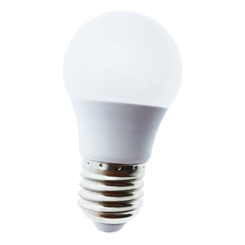 E27 lumina rece - Bec LED clasic E27, 5W, 6500K, 400 lm, lumina rece