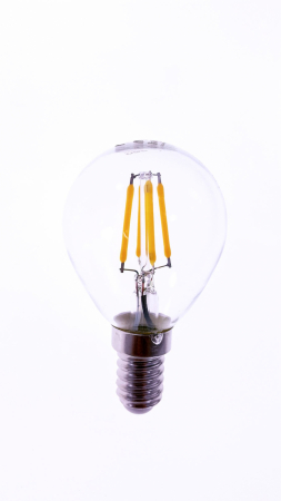E14 lumina calda - Bec Led Omega 43553 bulb Filament,2800K E14 4W,400lm,lumina calda