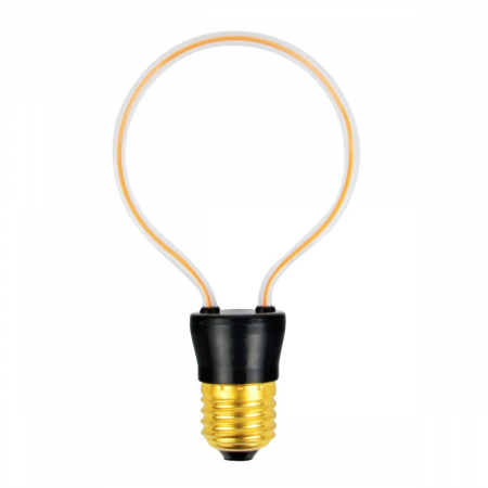 E27 lumina calda - Bec Led Platinet 44899 Vintage ART3, E27, 55-65LM/W, 4W, 2200K, 145x85mm