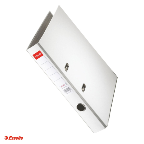 Bibliorafturi - Biblioraft Esselte Economy, PP, A4, 50 mm, capacitate 350 coli (80 g/mp), alb