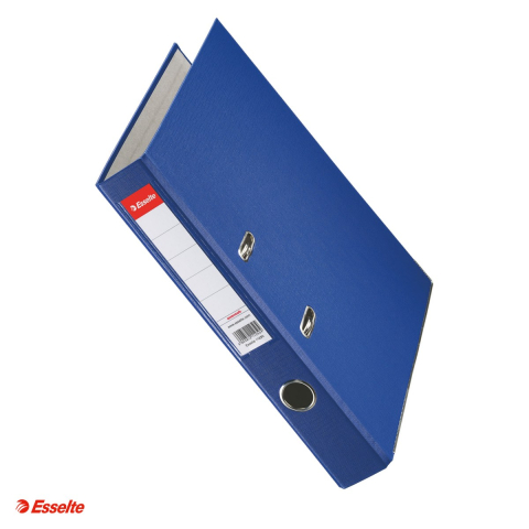 Bibliorafturi - Biblioraft Esselte Economy, PP, A4, 50 mm, capacitate 350 coli (80 g/mp), albastru