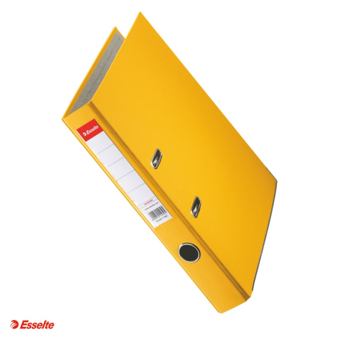 Bibliorafturi - Biblioraft Esselte Economy, PP, A4, 50 mm, capacitate 350 coli (80 g/mp), galben