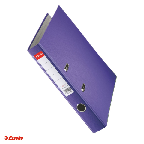 Bibliorafturi - Biblioraft Esselte Economy, PP, A4, 50 mm, capacitate 350 coli (80 g/mp), mov