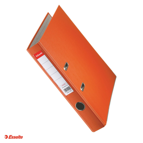 Bibliorafturi - Biblioraft Esselte Economy, PP, A4, 50 mm, capacitate 350 coli (80 g/mp), portocaliu