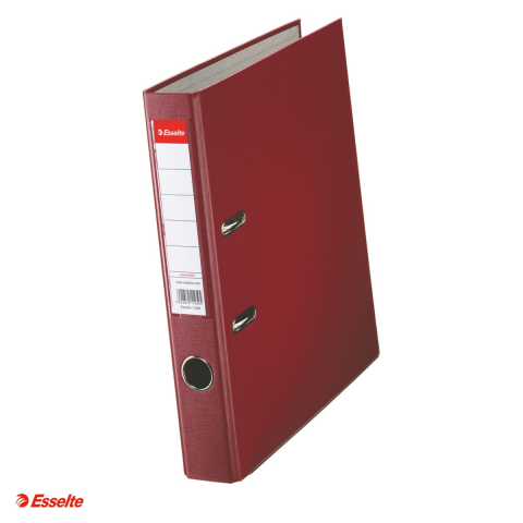 Bibliorafturi - Biblioraft Esselte Economy, PP, A4, 50 mm, capacitate 350 coli (80 g/mp), visiniu