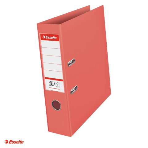 Bibliorafturi - Biblioraft Esselte No.1 Power Colour'Breeze, PP/PP, A4, 75 mm, capacitate 500 de coli (80 g/m²), pentru arhivare, corai