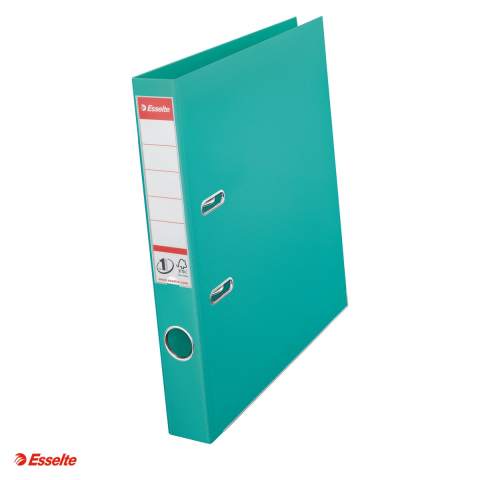 Bibliorafturi - Biblioraft Esselte No.1 Power, PP/PP, A4, 50 mm, capacitate 350 coli (80 g/mp), turcoaz
