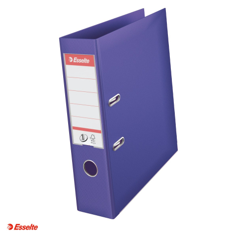 Bibliorafturi - Biblioraft Esselte No.1 Power, PP/PP, A4, 75 mm, capacitate 500 coli (80 g/mp), mov