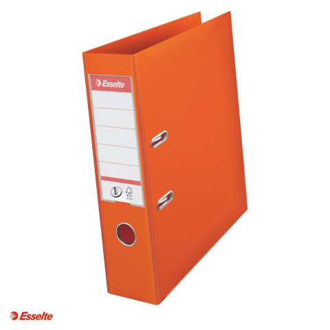 Bibliorafturi - Biblioraft Esselte No.1 Power, PP/PP, A4, 75 mm, capacitate 500 coli (80 g/mp), portocaliu