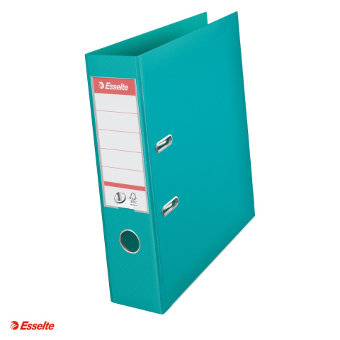Bibliorafturi - Biblioraft Esselte No.1 Power, PP/PP, A4, 75 mm, capacitate 500 coli (80 g/mp), turcoaz