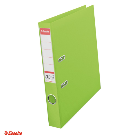Bibliorafturi - Biblioraft Esselte No.1 Power VIVIDA, PP/PP, A4, 50 mm, capacitate 350 coli (80 g/mp), verde