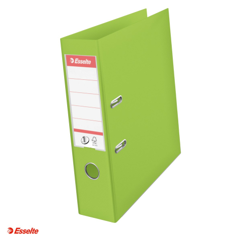 Bibliorafturi - Biblioraft Esselte No.1 Power VIVIDA, PP/PP, A4, 75 mm, capacitate 500 coli (80 g/mp), verde