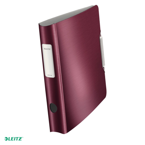 Bibliorafturi - Biblioraft Leitz 180° Active Style, polyfoam, A4, 65 mm, pentru arhivare, grena