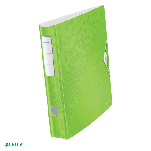 Bibliorafturi - Biblioraft Leitz 180° Active WOW, polyfoam, A4, 65 mm, capacitate 350 coli (80 g/mp), pentru arhivare, verde