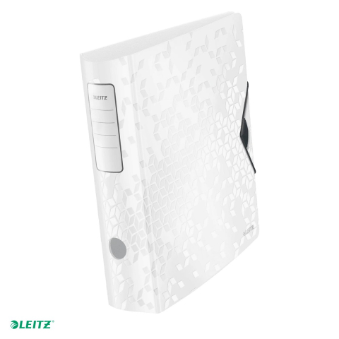 Bibliorafturi - Biblioraft Leitz 180° Active WOW, polyfoam, A4, 82 mm, pentru arhivare, alb