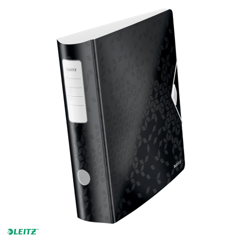 Bibliorafturi - Biblioraft Leitz 180° Active WOW, polyfoam, A4, 82 mm, pentru arhivare, negru